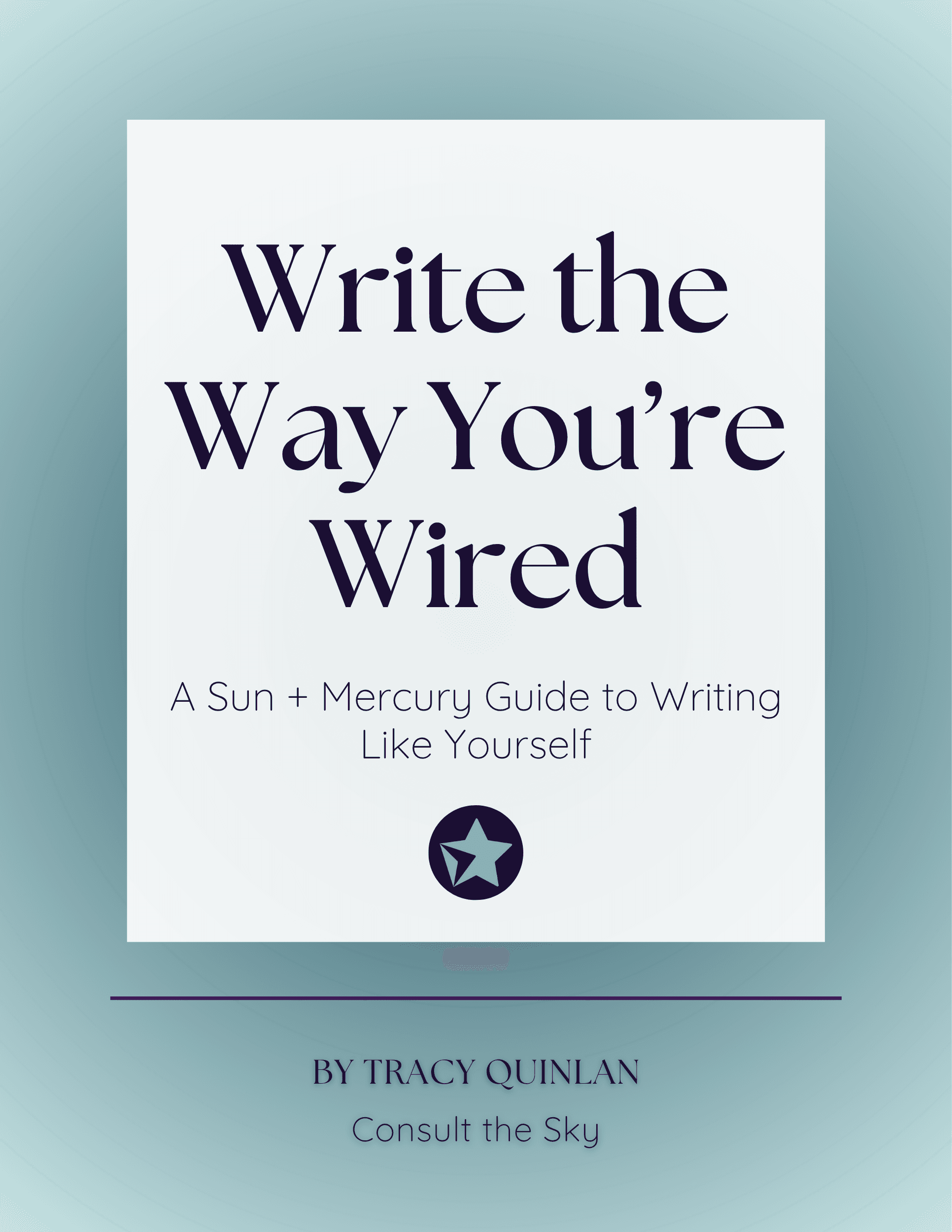 Write the Way You're Wired — book cover